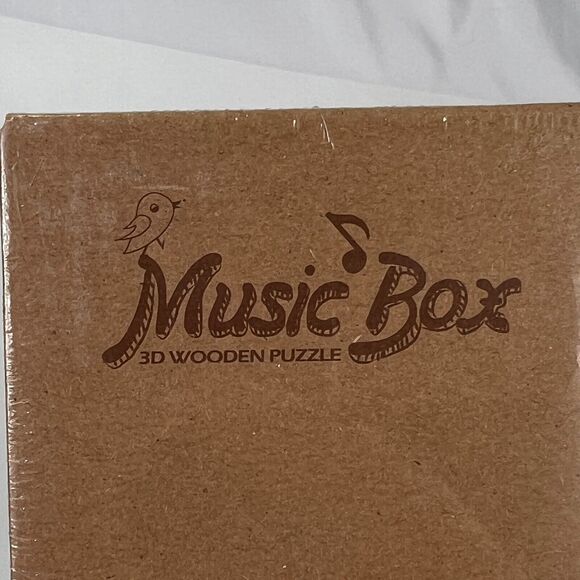 3D Wooden Puzzle Music Box Happy Birthday Crank Robotic Robotime Jigsaw AM309 - Picture 4 of 6